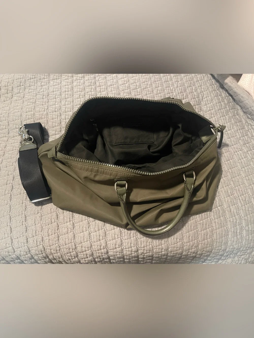 Rebecca Minkoff SOLSTICE NYLON MOTT TOTE - Olive Green